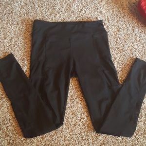 Black Leggings Thick Material Good Quality Fishnet